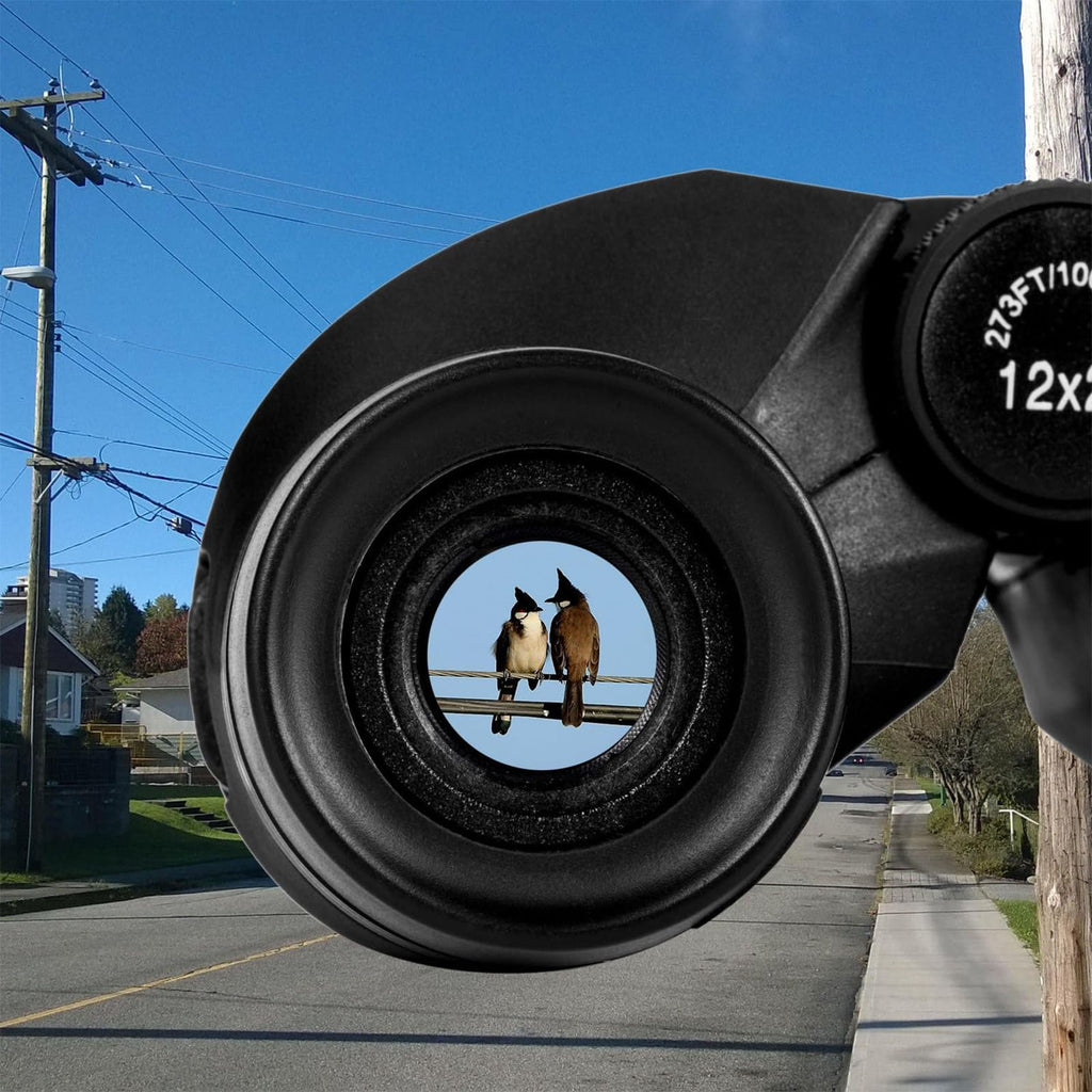Occer 12x25 Compact Binoculars for Adults and Kids (BINO-0827)