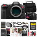 Canon EOS R5 C Mirrorless Cinema Camera with Tripod (5077C002) Bundle (5077C002_EDI_2-RE) (Pack of 17)