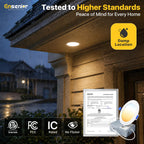 Ensenior 12 Pack 4 Inch LED Recessed Ceiling Light, 5CCT, 750LM 9W 120V (4I-5CCT-12PACK)