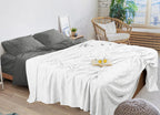 Utopia Bedding 100% Cotton Thermal Blanket Soft - White / Twin view 5