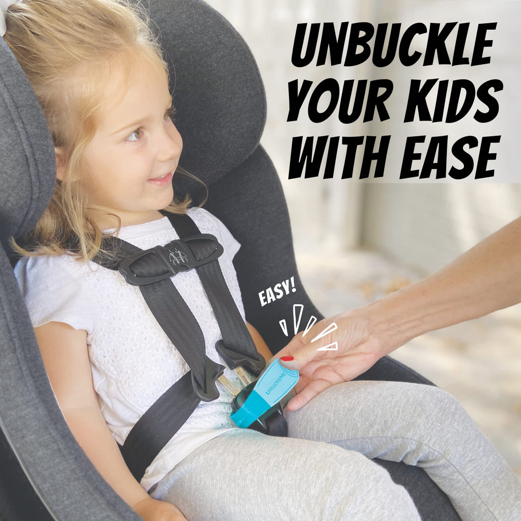 UnbuckleMe Car Seat Buckle Release Tool - Aqua Blue view 1