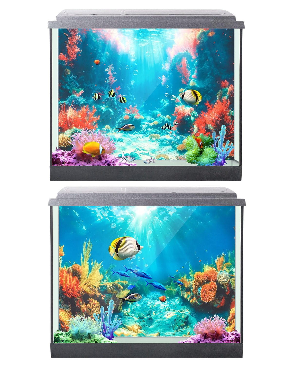 Mindsoft 4 Pack Aquarium Background - 11.8 x 11.8 Inch view 6
