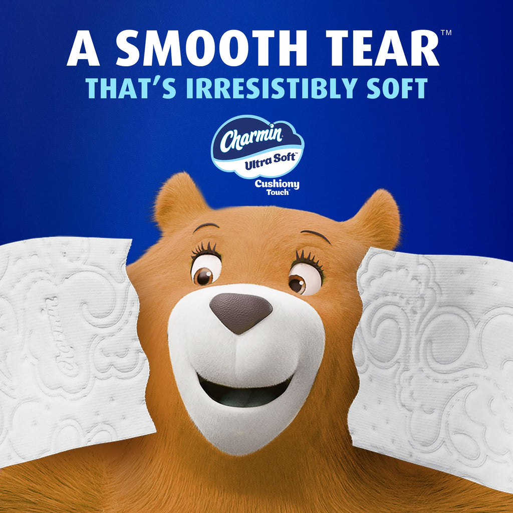Charmin Ultra Soft Cushiony Touch Toilet Paper, 12 Family Mega XL Rolls = 84 Regular Rolls (P_15763)