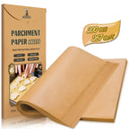 HIWARE 200 Pcs Parchment Paper Sheets, 12 x 16 Inch, Precut Non-Stick Parchment Sheets for Baking, Cooking, Grilling (Pack of 200)
