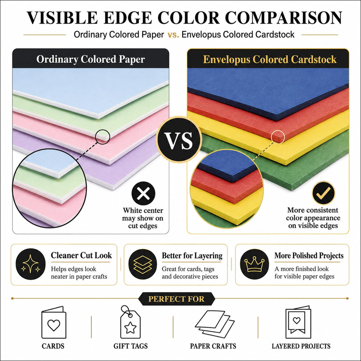 Envelopus 8.5 x 11 Cover Stock - Colored view 5
