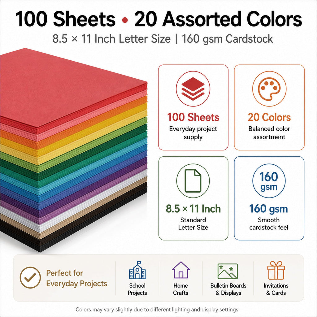 Envelopus 8.5 x 11 Cover Stock - Colored view 1