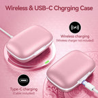Active Noise Cancelling Ear Buds Wireless Bluetooth Headphones 80H Playtime Display Charging Case 50dB ANC Over - Rose Gold view 6