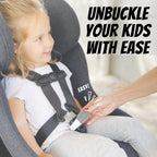UnbuckleMe Car Seat Buckle Release Tool - Gray & White view 1