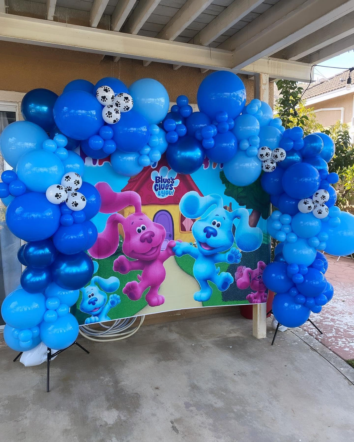 ADOINBY Balloons Arch Kit - Blue view 5