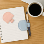 SESENSE Magnetic Bookmarks Pen Holder for Travelers Journal Notebook - Color Set J 3 Pcs / Standard Size view 1