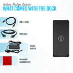 Koncept Dell D3100 USB 3.0 Docking Station, 65W 4K Triple Display Dual Monitor Dock