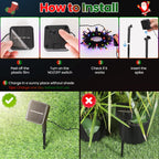 Moettany Solar String Lights Outdoor Waterproof - Multicolor view 5