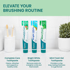 Himalaya Oral Care Fluoride Free Toothpaste, 6.17 oz Each, Variety 3 Pack (additional view 3)