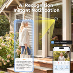 Rxuze 2.5K 4MP Indoor Window Camera, Wireless Cameras for Home Security (additional view 3)