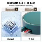 INSMY C12 IP67 Waterproof Shower Bluetooth Speakers,Portable Small Speaker - Teal view 6