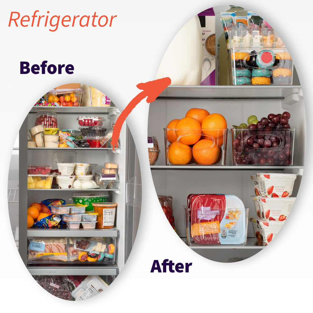 ClearSpace Pantry Organizers and Storage and Cabinet Organizer, – 4 Pack