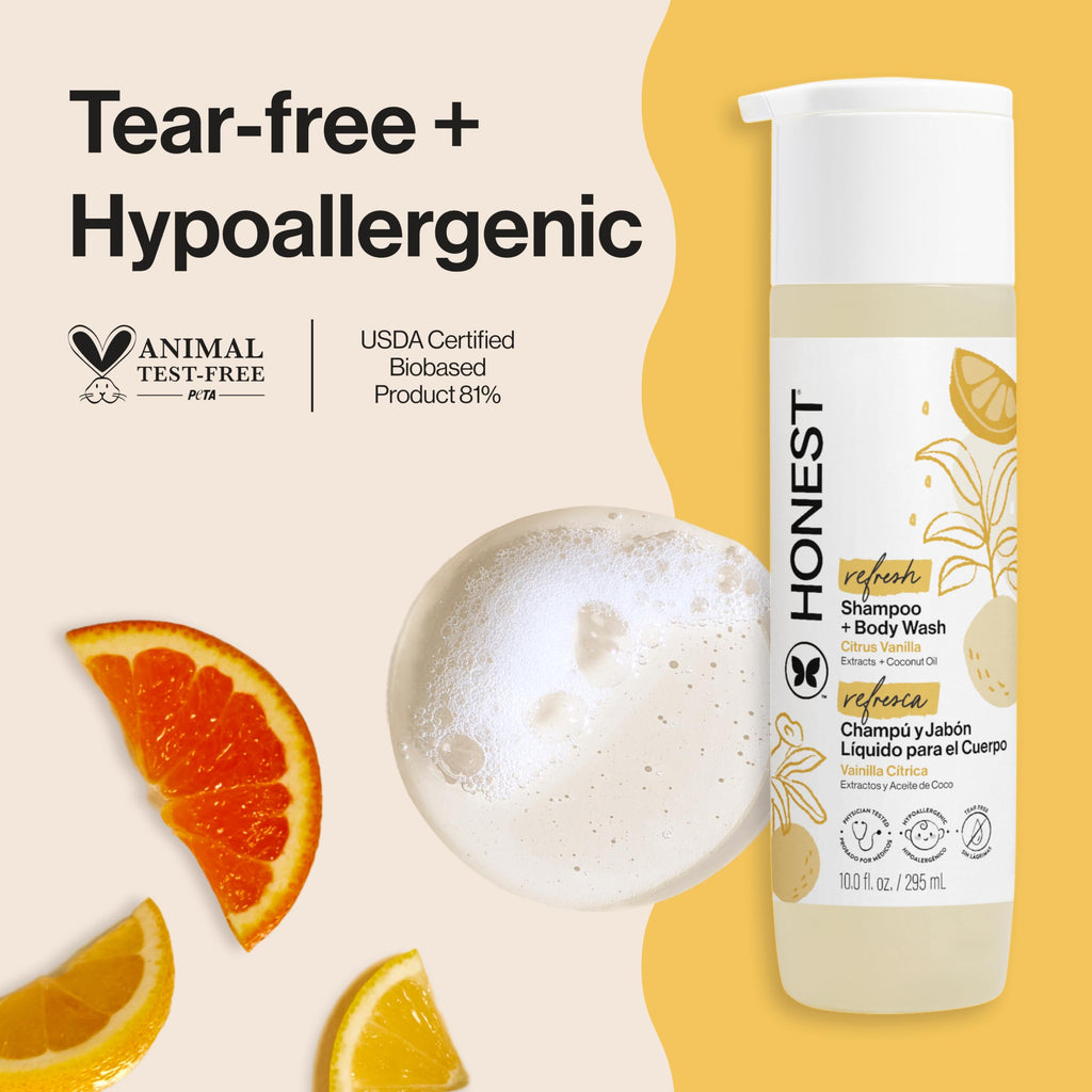 The Honest Company Shampoo & Body Wash - Citrus Vanilla Refresh / 10 Fl Oz (Pack of 1) view 1