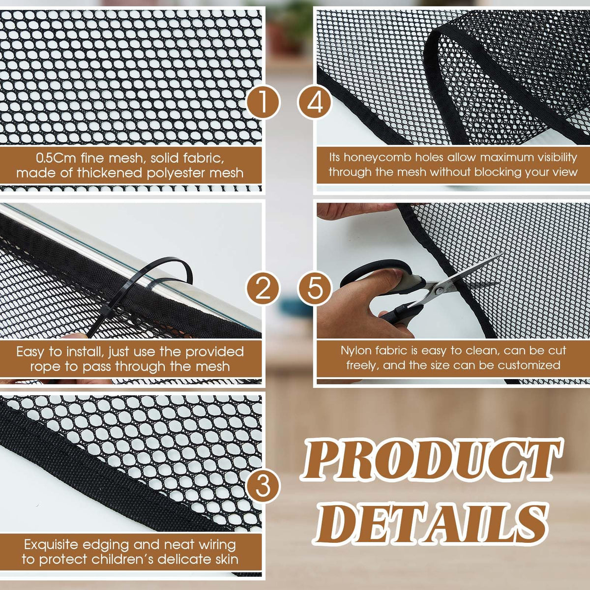 Hosuly Banister Guard Balcony Netting
