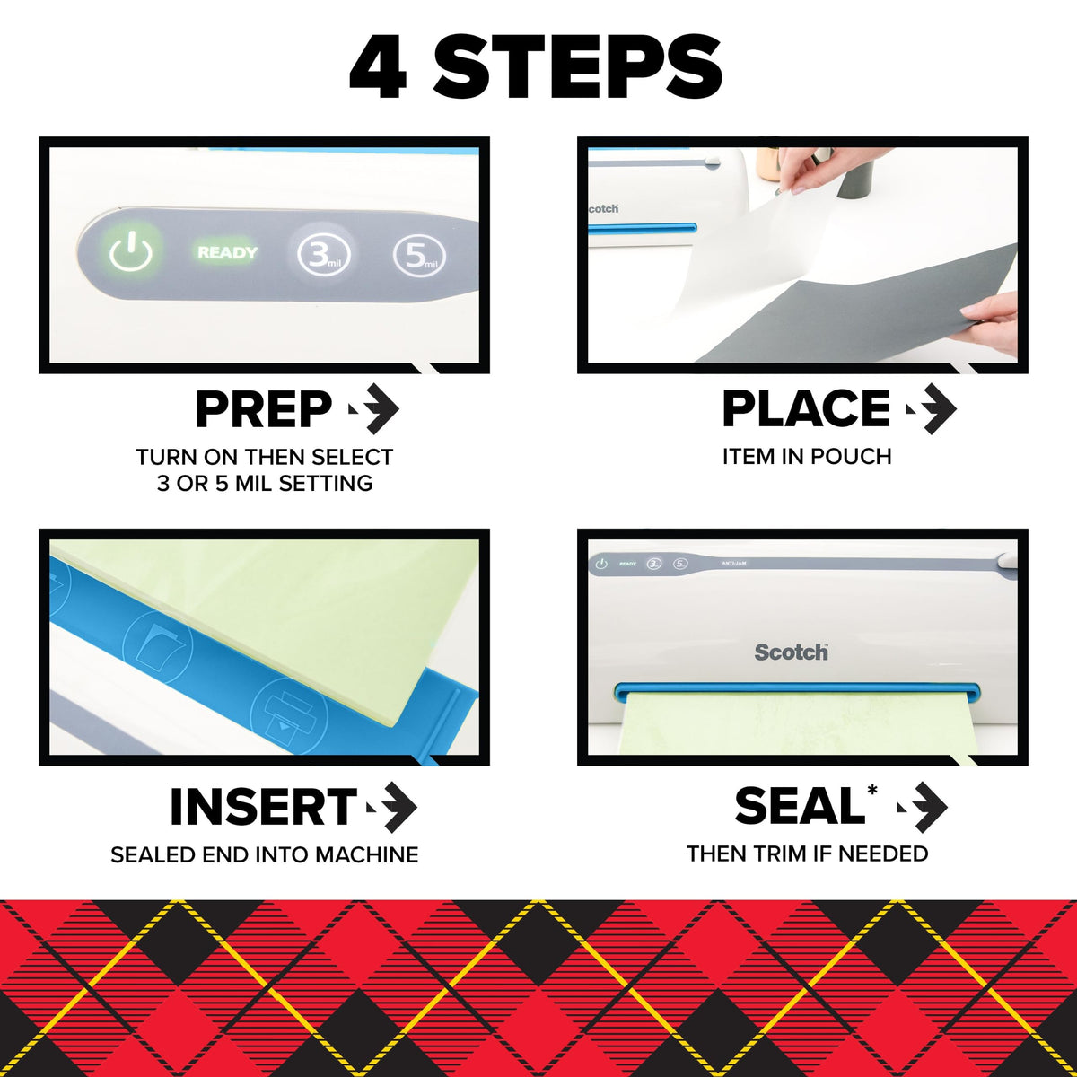 Scotch Thermal Pouches, 8.9 in x 14.4 in (228 mm x 367 mm) (additional view 7)