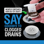 TubShroom The Revolutionary Tub Drain Protector Hair - Clear view 1