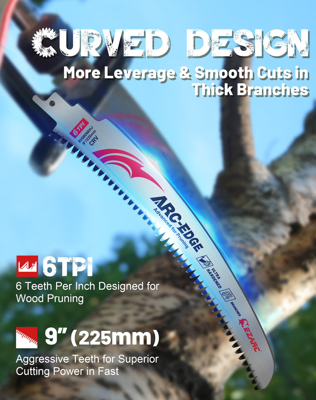 EZARC Arc Edge Reciprocating Saw Blades