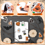 10Pcs Magnetic Bookmarks Book Mark Clips Page Markers for Reading - Halloween view 2