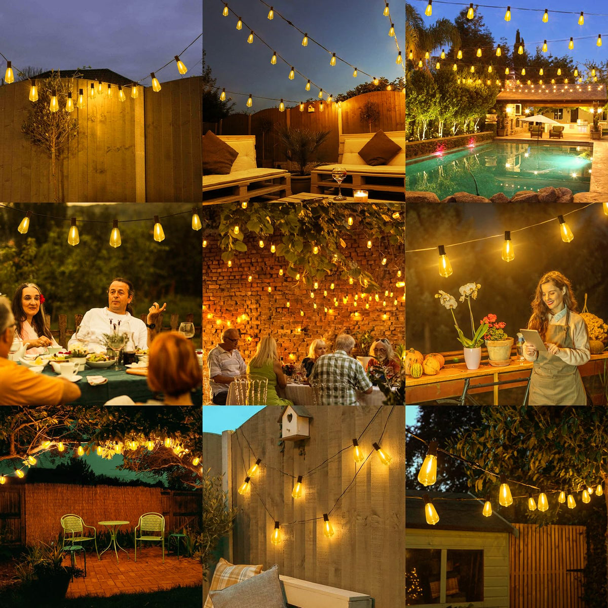 Brightever Outdoor String Lights