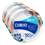 Dixie Paper Plates, – Large 10 Inch (Pack of 3)