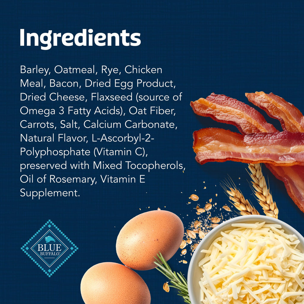 Blue Buffalo Health Bars Bacon Egg & Cheese Dog Biscuits, – 32 oz (805141)