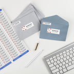 Avery Printable Return Address Labels with Sure Feed, 0.5" x 1.75", White, 2,000 Blank Mailing Labels (08167)