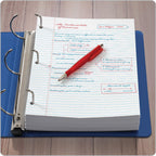 Oxford Filler Paper, 8 x 10-1/2 Inch Wide Ruled Paper, 3 Hole Punch, Loose Leaf Notebook Paper for 3 Ring Binders, 500