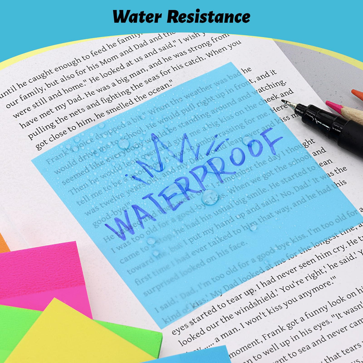 800 Sheets Transparent Sticky Notes