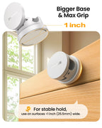 Silkland 360° Rotable Cable Clips - White / 6 Pack view 5