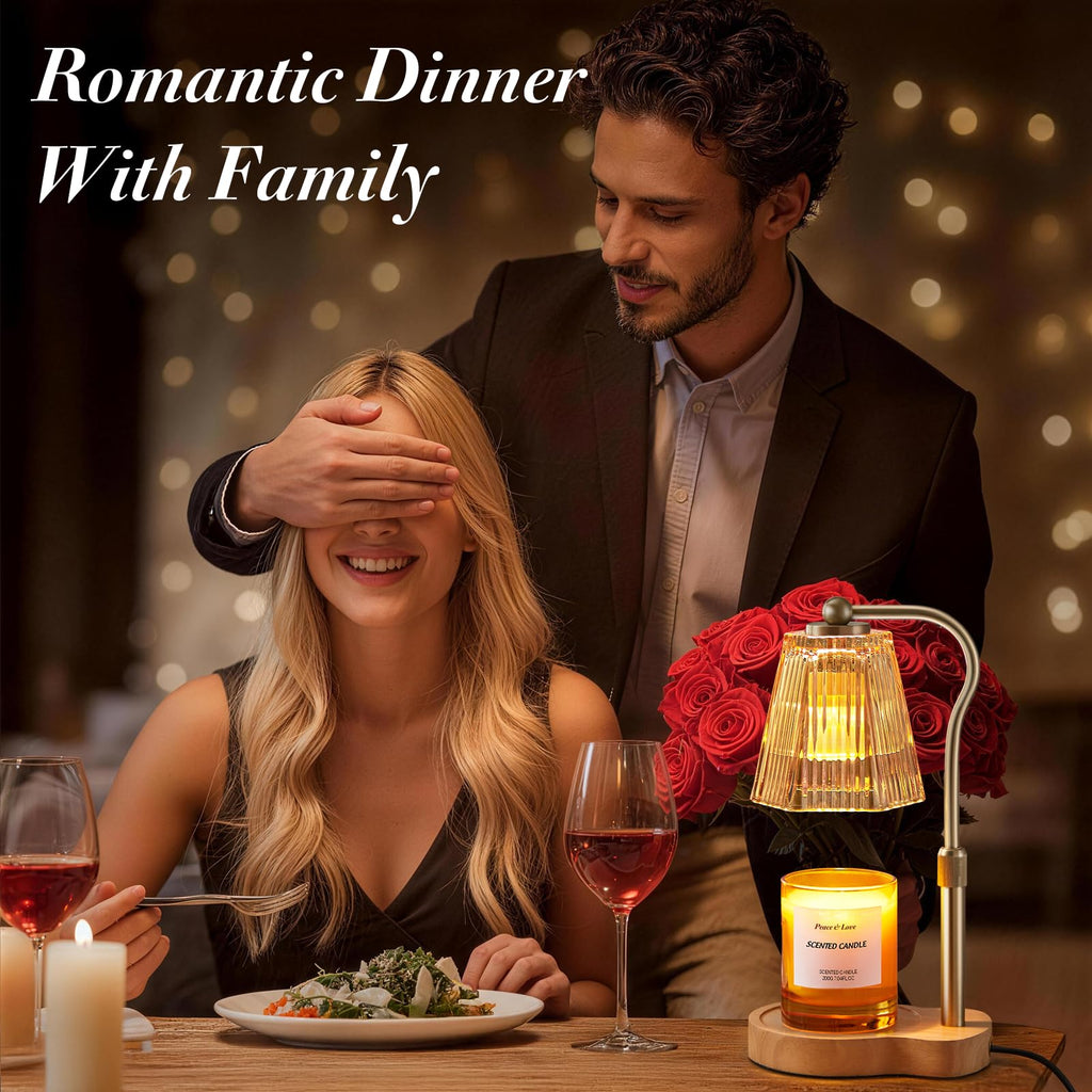 AODHGR Candle Warmer Lamp with Timer Dimmable