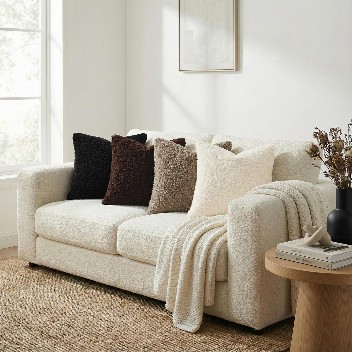 decorUhome Sherpa Decorative Throw Pillow Covers - view 11