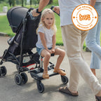 Lascal BuggyBoard Maxi+ - Black with Gray Saddle Seat (11041)