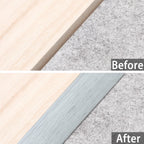 Trimold 3Pcs Aluminum T Molding Trim & Floor Transition Strips, Flat Divider Strip for (additional view 2)