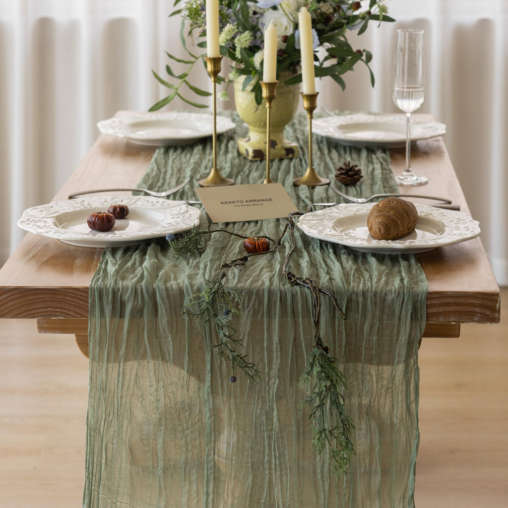 Cheesecloth Table Runner