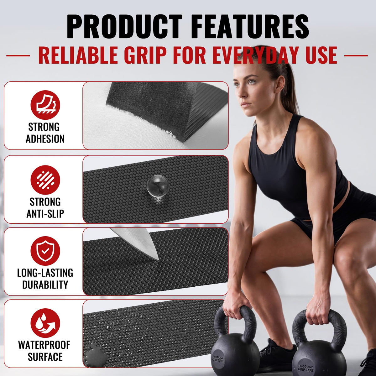 Xroam Rubber Grip Tape for Handles - view 3