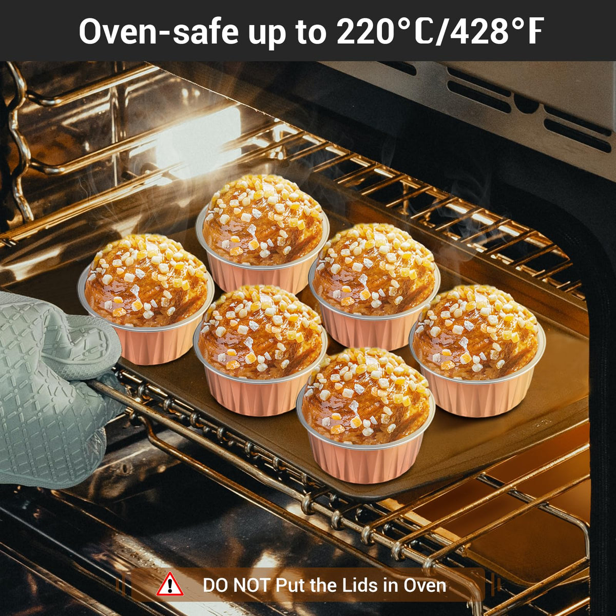 EUSOAR 5oz Baking Cups-3 - view 5
