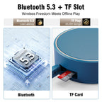 INSMY C12 IP67 Waterproof Shower Bluetooth Speakers,Portable Small Speaker - Navy view 6