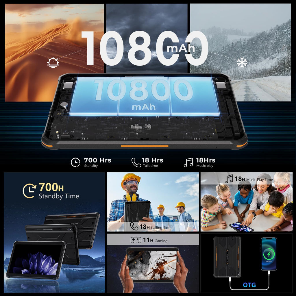 HOTWAV R8 Rugged Tablet - view 4