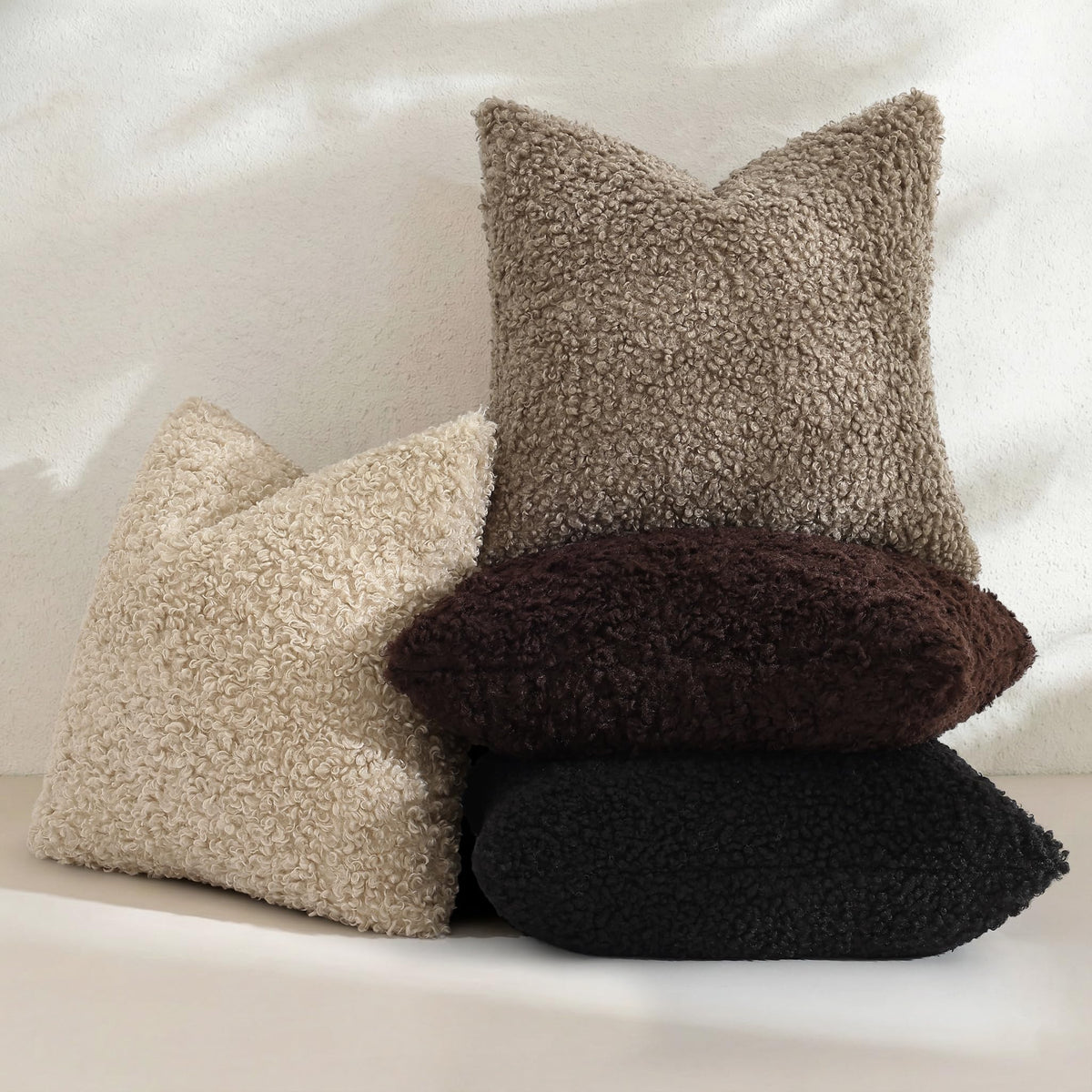 decorUhome Sherpa Decorative Throw Pillow Covers - view 16