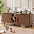 ONBRILL 65 Inches Cat Litter Box Enclosure for 2 Cats