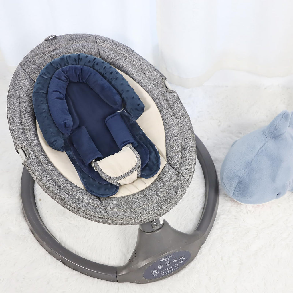 HNHUAMING Infant Car Seat Insert - Dark Blue view 1