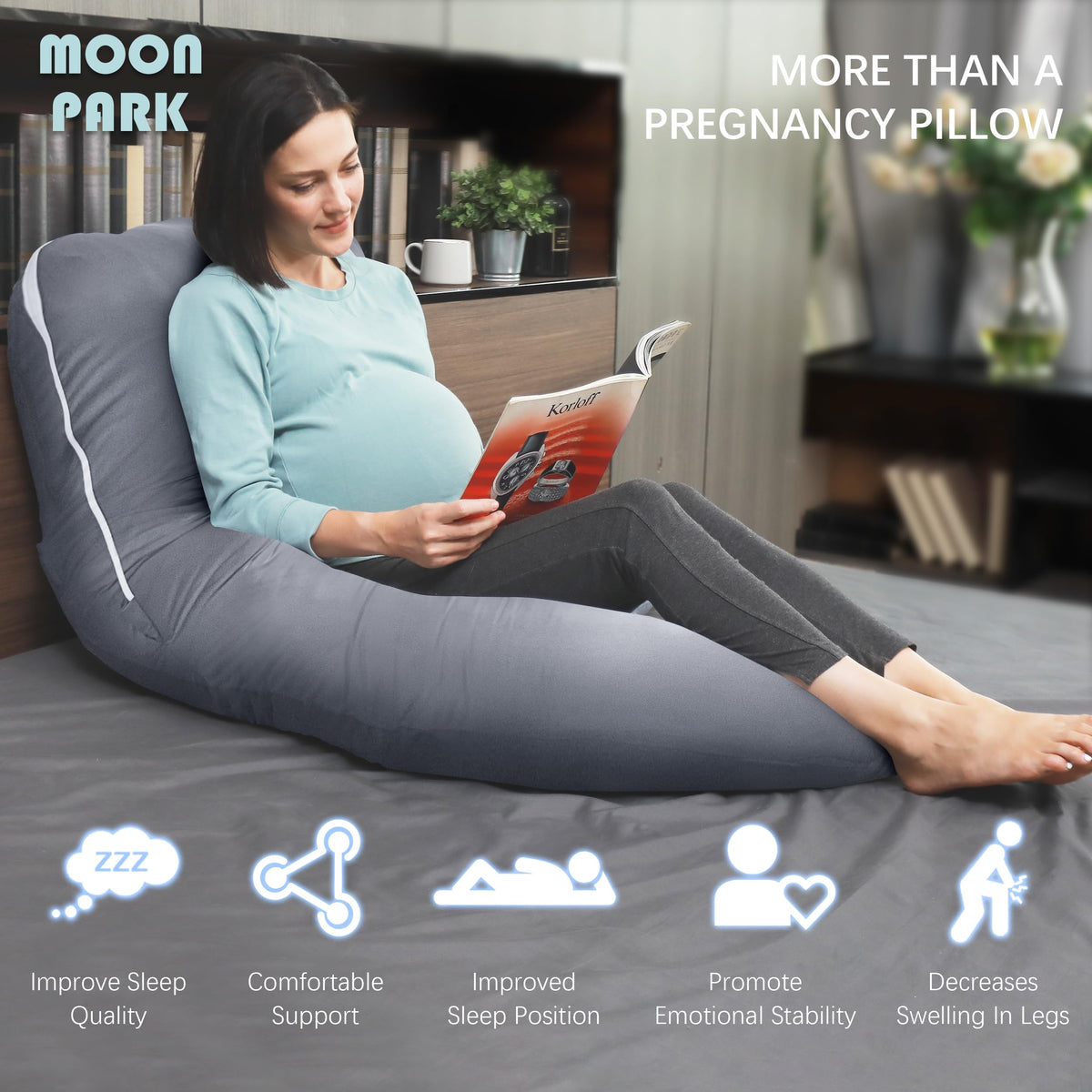 MOON PARK Pregnancy Pillows for Sleeping