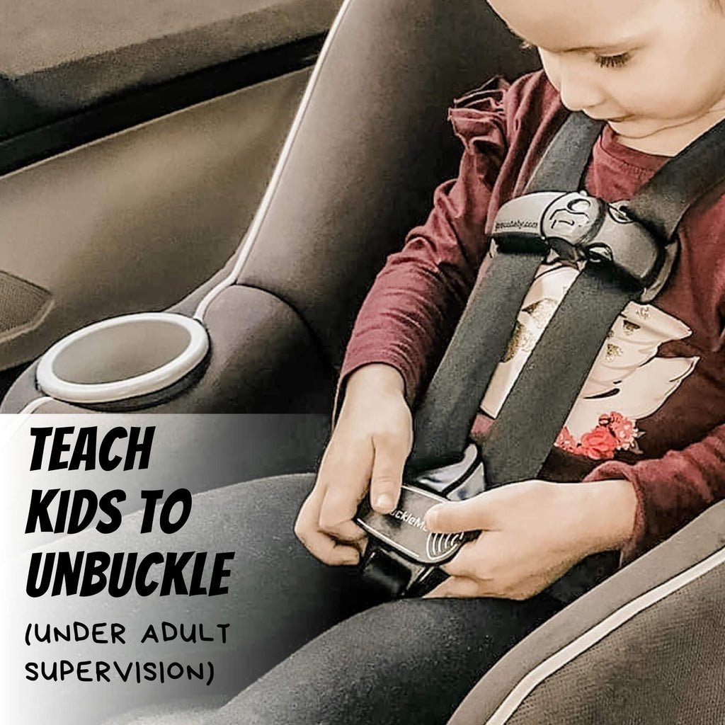 UnbuckleMe Car Seat Buckle Release Tool - Black & White view 6