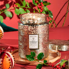 Voluspa Large Scented Candle Jar 18 Oz, 100 Hr Burn - 12 - Gilt Pomander & Hinoki view 1