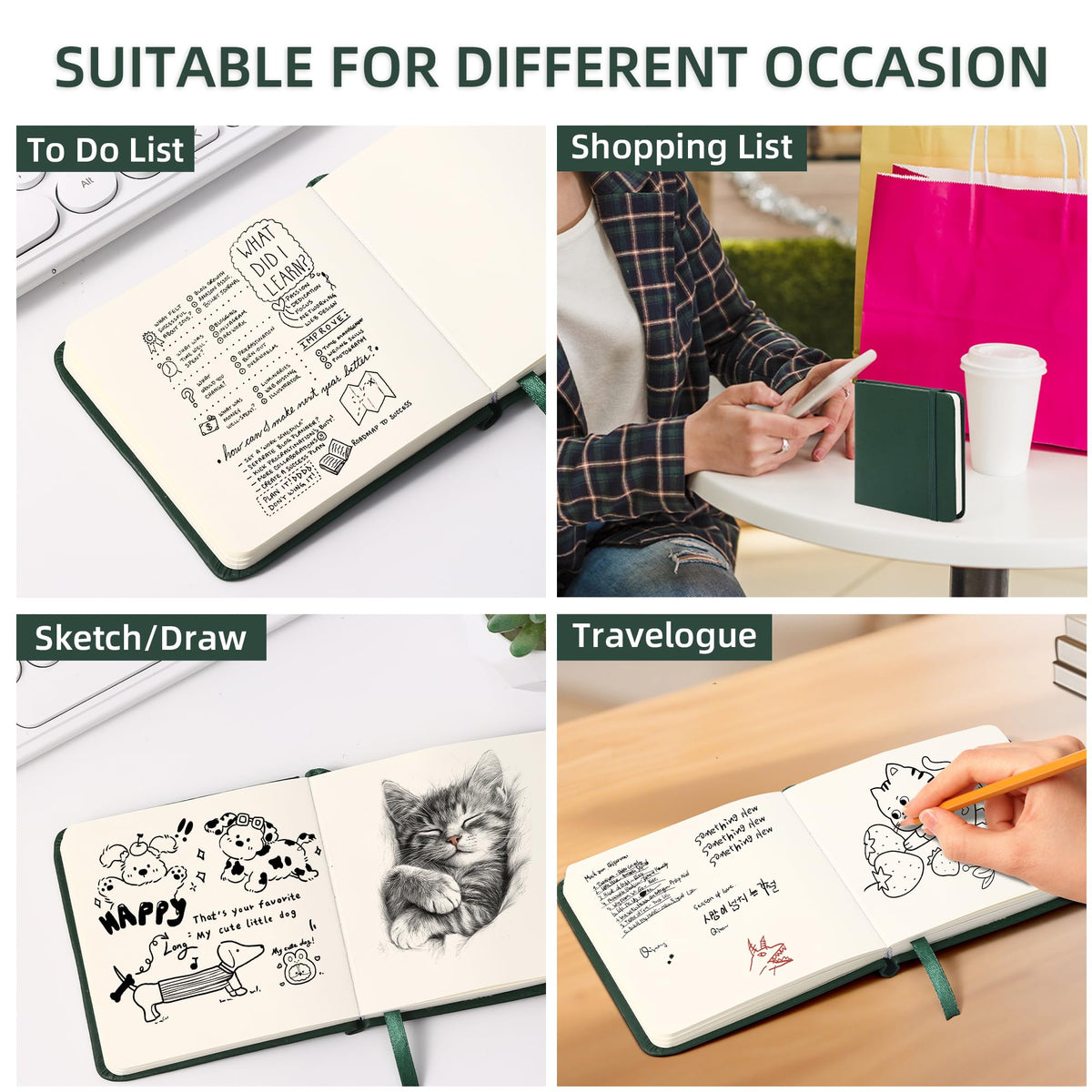 BOBO RABBIT 2 Pack Small Square 100GSM Mini Blank Page Sketchbooks - view 14