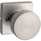 Kwikset Pismo Dummy Door Knob, Single Sided Handle for Closets, French Double Doors, and